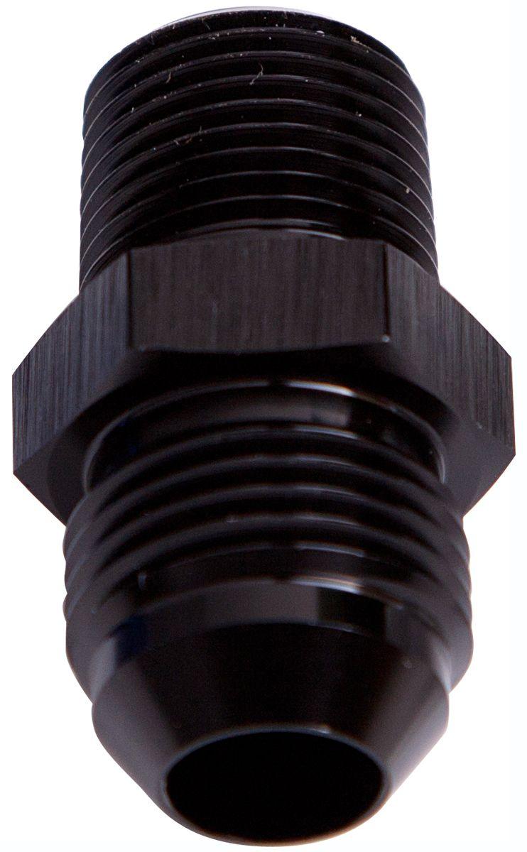 Aeroflow NPT to Straight Male Flare Adapter 1/4" to -10AN (AF816-10-04BLK) AF816-10-04BLK