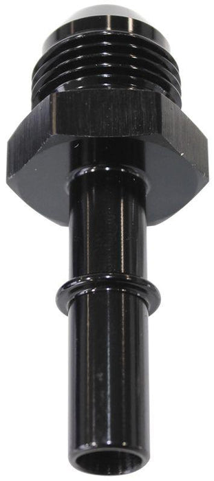 Aeroflow Push-In EFI Fuel Fitting -6AN Push-on to 5/16" Male Hard Tube (AF817-01BLK)