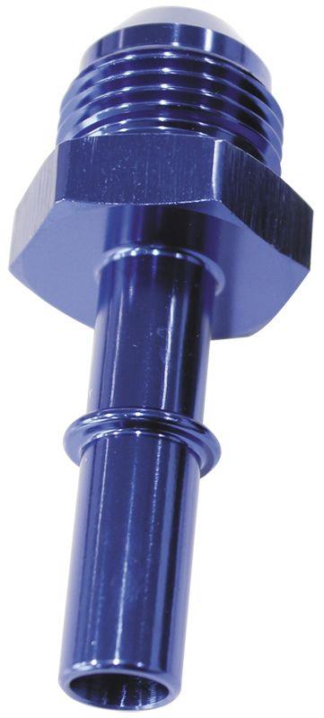 Aeroflow Push-In EFI Fuel Fitting -6AN Push-on to 3/8" Male Hard Tube (AF817-02) AF817-02