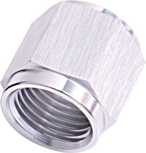 Aeroflow -8AN to 1/2" Aluminium Tube Nut - Silver Finish (AF818-08S) AF818-08S