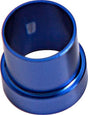 Aeroflow -4AN to 1/4" Aluminium Tube Sleeve - Blue Finish (AF819-04) AF819-04