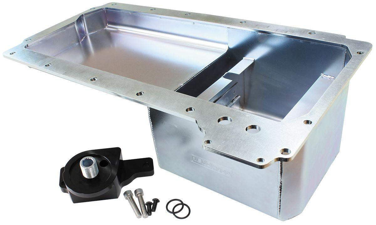 Aeroflow Fabricated LS Rear Sump Conversion Oil Pan (AF82-2012) AF82-2012
