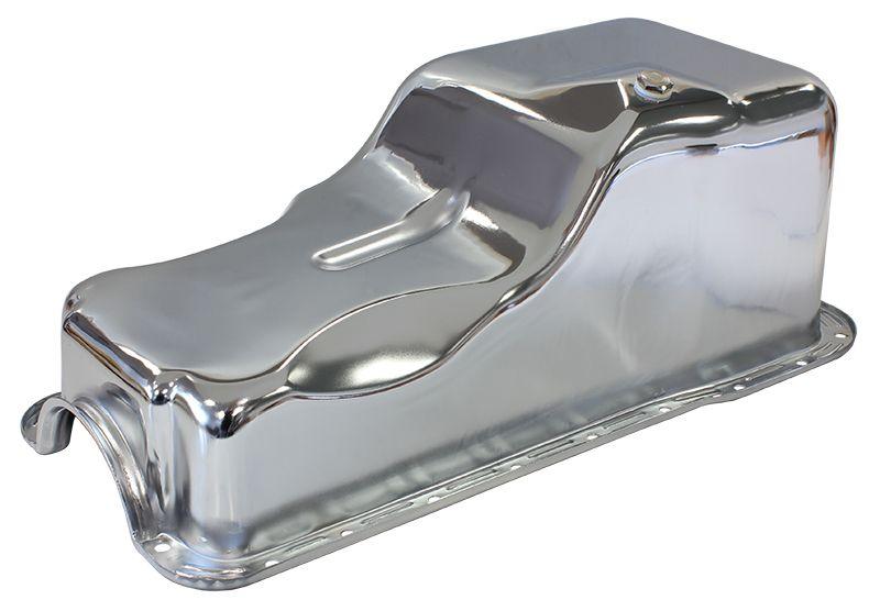 Aeroflow Ford Windsor Standard Replacement Oil Pan, Chrome Finish (AF82-9078C)