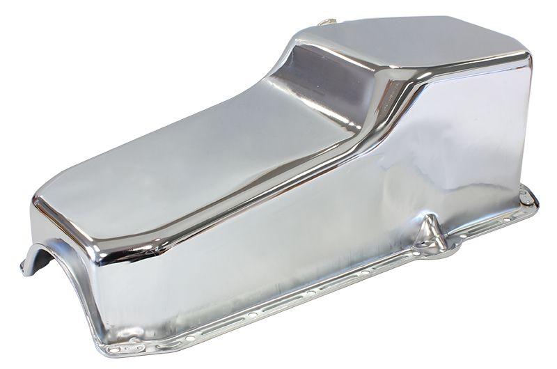 Aeroflow Chevrolet R/H Dipstick Standard Replacement Oil Pan, Chrome Finish (AF82-9092C) AF82-9092C