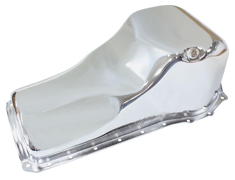 Aeroflow Ford Cleveland Standard Replacement Oil Pan, Chrome Finish (AF82-9310C)