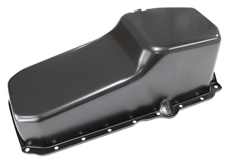 Aeroflow Chevrolet Late 1986 On Standard Replacement Oil Pan, Black Finish (AF82-9414BLK) AF82-9414BLK