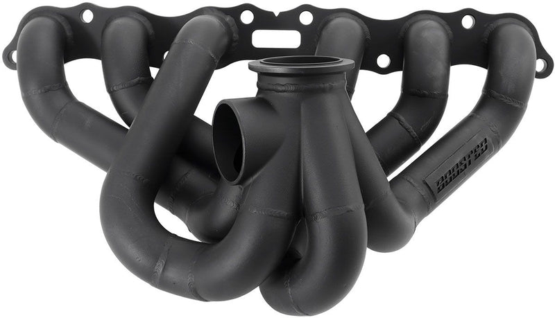 Aeroflow Toyota 2JZ-GE (Non Turbo) V-Band Flange High Mount Turbo Manifold (AF8207-9000)