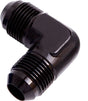 Aeroflow 90° Male Flare Union -4AN (AF821-04BLK)