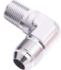Aeroflow 90° NPT to Male Flare Adapter 1/8" to -6AN (AF822-06-02S)