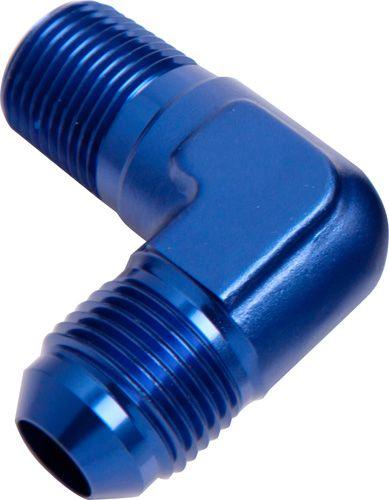 Aeroflow 90° NPT to Male Flare Adapter 3/8" to -6AN (AF822-06-06) AF822-06-06