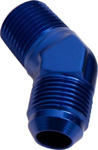 Aeroflow 45° NPT to Male Flare Adapter 3/8" to -8AN (AF823-08) AF823-08