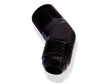 Aeroflow 45° NPT to Male Flare Adapter 3/8" to -10AN (AF823-10-06BLK) AF823-10-06BLK