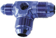 Aeroflow Flare AN Stepped Tee with 1/8" NPT Ports (AF824-06-08) AF824-06-08