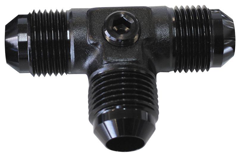 Aeroflow Flare AN Tee -8AN (AF824-08PBLK)