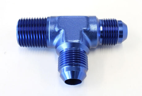 Aeroflow Tee with NPT On Run 1/2" to -8AN (AF826-08-08) AF826-08-08