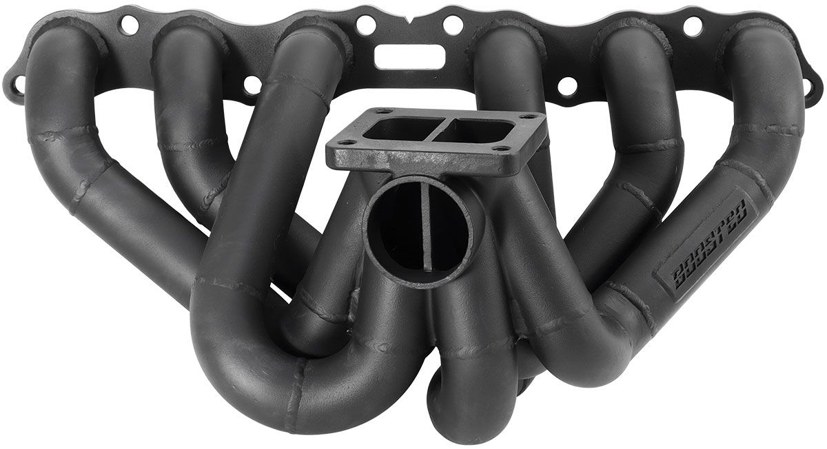 Aeroflow Toyota 2JZ-GE (Non Turbo) T4 Flange High Mount Turbo Manifold (AF8277-9000)