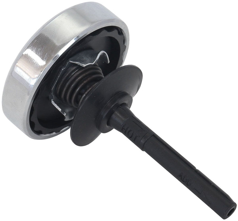 Aeroflow Power Steering Pump Dipstick Cap & Cover - Chrome Finish (AF83-1001)