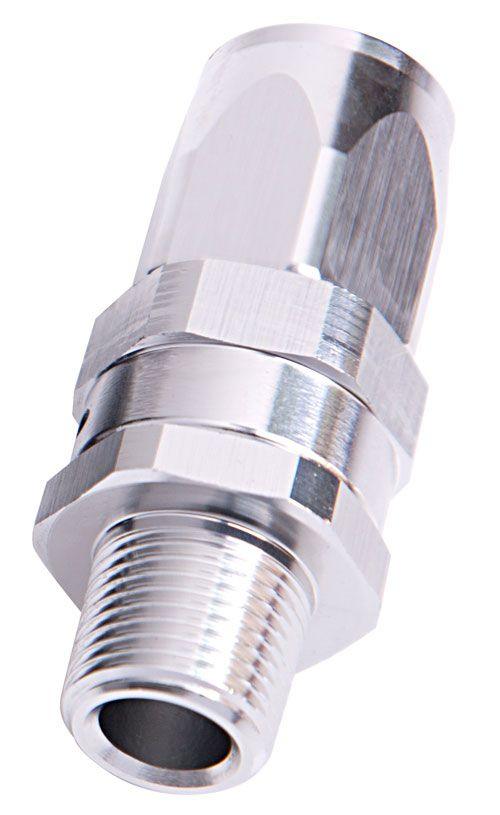 Aeroflow Male NPT Taper Swivel Straight Hose End 3/8" to -8AN (AF830-08-06S) AF830-08-06S