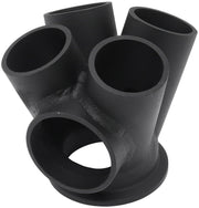 Aeroflow 4 into 1 Round Turbo Merge Collector with 1-1/4" Tube Size, V-Band Flange (AF8300-2000)