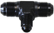 Aeroflow Flare AN Stepped Tee -10AN with -8AN on the side (AF831-08-10BLK) AF831-08-10BLK