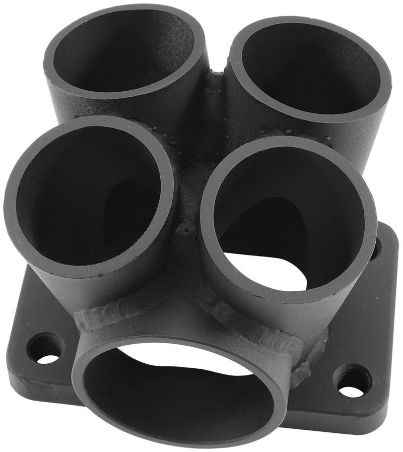 Aeroflow 4 into 1 Round Turbo Merge Collector, T3 Single Entry Flange (AF8340-2000) AF8340-2000