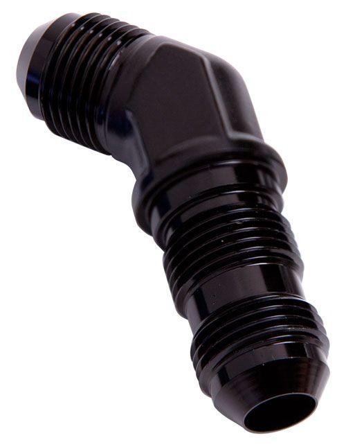 Aeroflow 45° AN Bulkhead -20AN (AF837-20BLK) AF837-20BLK