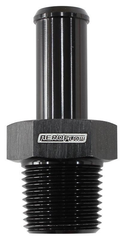 Aeroflow Male NPT to Straight AN Hose Barb (AF841-04ANBLK) AF841-04ANBLK