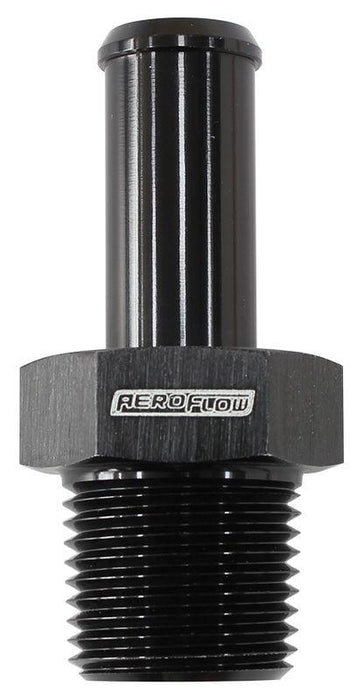 Aeroflow Male NPT to Straight AN Hose Barb (AF841-04ANBLK)