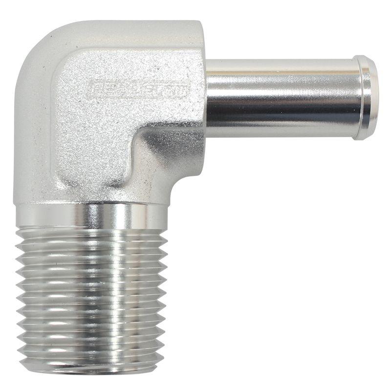 Aeroflow Male NPT to 90 Deg AN Hose Barb (AF842-08-08ANS) AF842-08-08ANS