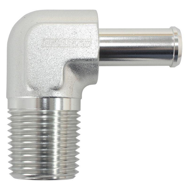 Aeroflow Male NPT to 90 Deg AN Hose Barb (AF842-08-08ANS) AF842-08-08ANS