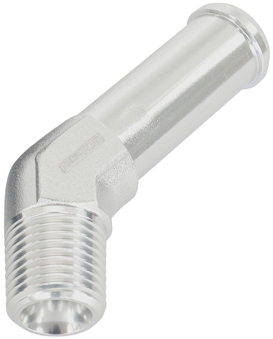 Aeroflow 45° 1/8" Male NPT to 3/8" Barb (AF845-02-06S) AF845-02-06S