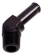 Aeroflow Male NPT to Barb 45° Adapter 1/2" to 1/2" (AF845-08-08BLK) AF845-08-08BLK