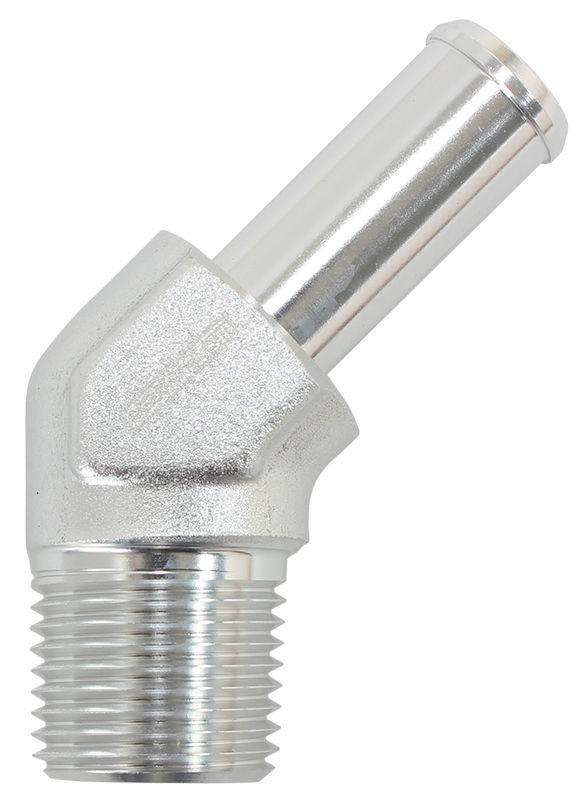 Aeroflow Male NPT to 45° AN Hose Barb (AF845-10ANS) AF845-10ANS