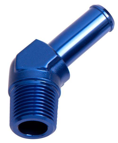 Aeroflow Male NPT to Barb 45° Adapter 3/4" to 3/4" (AF845-12) AF845-12