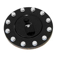 Aeroflow Billet Fuel Cell Cap Assembly (Black) (AF85-2000BLK) AF85-2000BLK