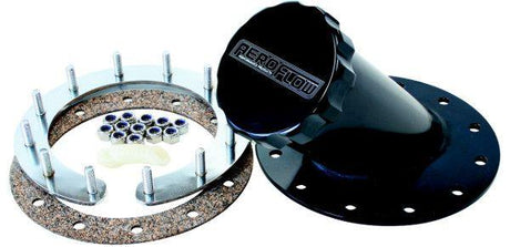 Aeroflow Remote Fuel Cell Filler 45° 2-1/2" Neck (AF85-3000BLK) AF85-3000BLK