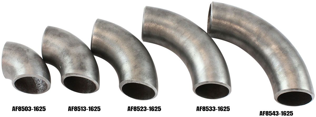 Aeroflow 1-5/8" (42mm) Steam Pipe Tube, 90 Degree Bend, 2.0D Radius (AF8523-1625)