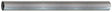 Aeroflow Straight Aluminium Tube 2-1/4" (57mm) Dia (AF8601-225L)