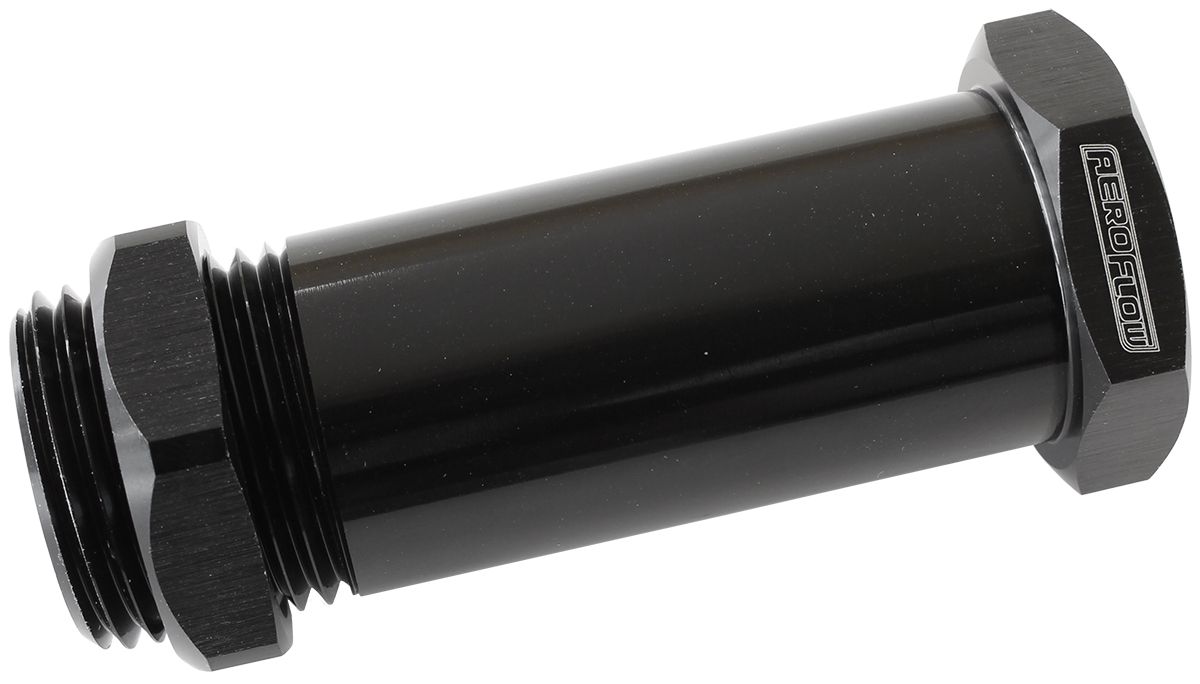 Aeroflow Universal Through Frame Bulkhead - Black (AF877-08BLK)