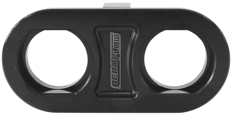 Aeroflow Universal Modular 2-Port Billet Bulkhead Plate (AF88-2006BLK) AF88-2006BLK