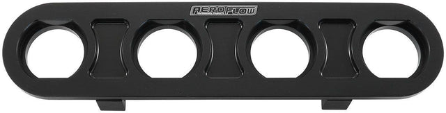 Aeroflow Universal Modular 4-Port Billet Bulkhead Plate (AF88-2021BLK) AF88-2021BLK