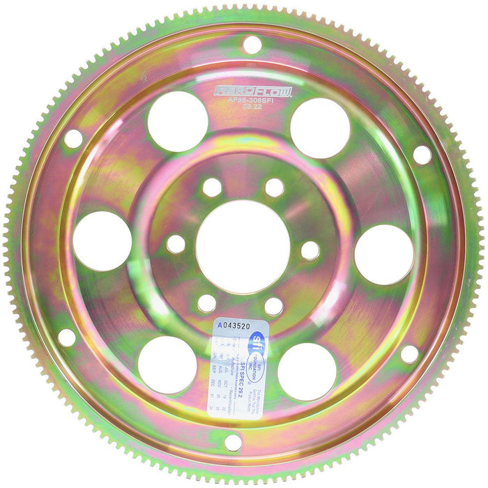 Aeroflow Holden 253-308 153 Tooth Internal Balance Billet Flexplate - SFI Approved (AF88-308SFI)