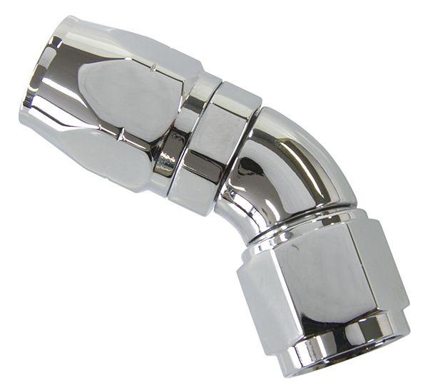 Aeroflow 880 Elite Series Full Flow Cutter Swivel 45° Hose End -4AN (AF882-04)