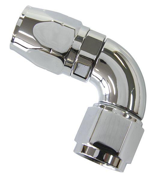 Aeroflow 880 Elite Series Full Flow Cutter Swivel 90° Hose End -4AN (AF883-04) AF883-04