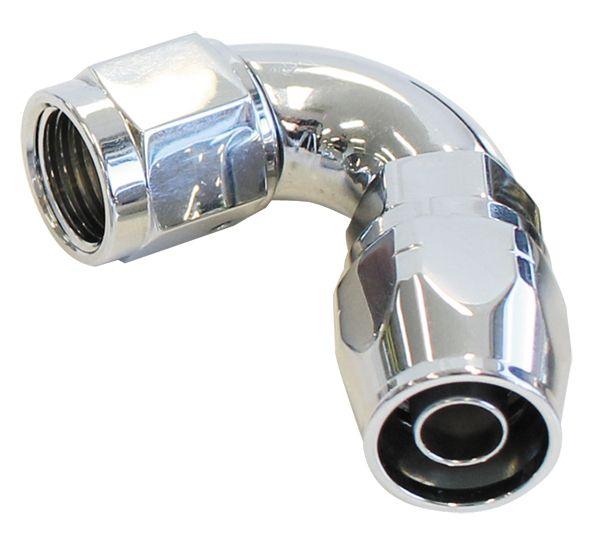 Aeroflow 880 Elite Series Full Flow Cutter Swivel 120° Hose End -4AN (AF884-04) AF884-04
