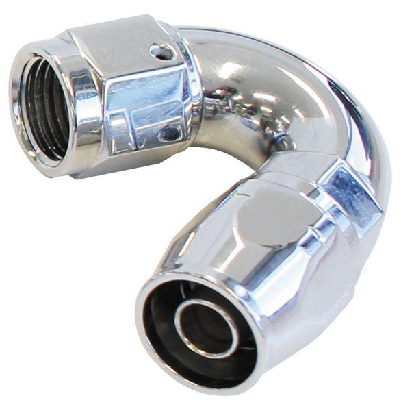 Aeroflow 880 Elite Series Full Flow Cutter Swivel 150° Hose End -4AN (AF885-04)