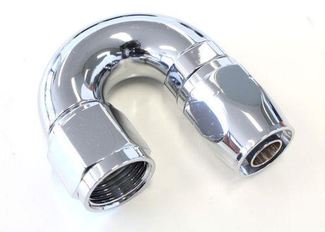 Aeroflow 880 Elite Series Full Flow Cutter Swivel 180° Hose End -4AN (AF886-04) AF886-04