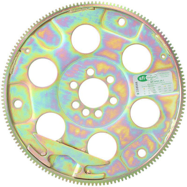 Aeroflow Small Block Chev 1-Piece Rear Main 153 Tooth External Balance Flexplate - SFI Approved (AF89-350L-153SFI) AF89-350L-153SFI