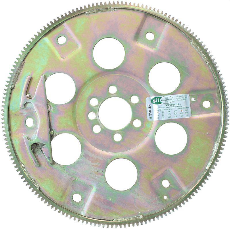 Aeroflow Small Block Chev 1-Piece Rear Main 168 Tooth Internal Balance Flexplate - SFI Approved (AF89-350LSFI) AF89-350LSFI