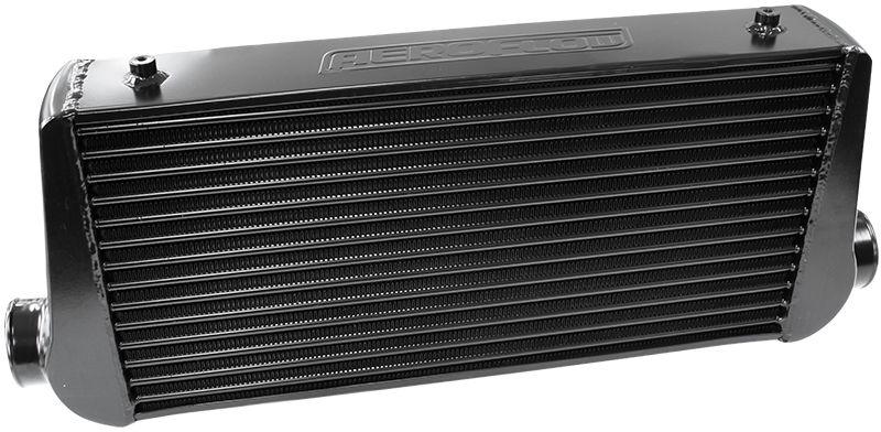 Aeroflow 600x300x76mm Street Series Aluminium Intercooler, Black Finish (AF90-1000BLK)